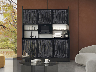 Кухня ДИДЖИ  с трехмерными фасадами